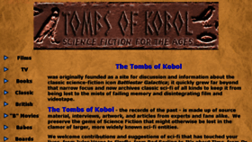 What Tombsofkobol.com website looked like in 2017 (6 years ago)