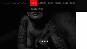 What Tattoonation.ae website looked like in 2017 (6 years ago)
