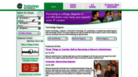 What Technology-schools.com website looked like in 2017 (6 years ago)