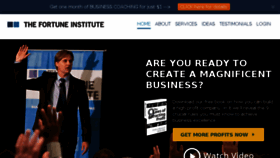 What Thefortuneinstitute.com website looked like in 2017 (9 years ago)