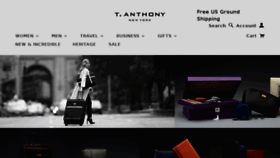 What Tanthony.com website looked like in 2017 (6 years ago)