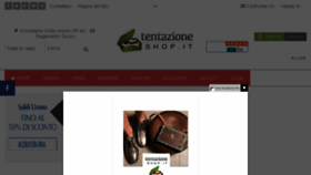 What Tentazioneshop.it website looked like in 2017 (6 years ago)