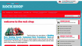 What The-rock-shop.co.uk website looked like in 2017 (6 years ago)