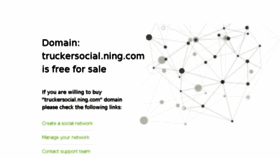 What Truckersocial.com website looked like in 2017 (6 years ago)