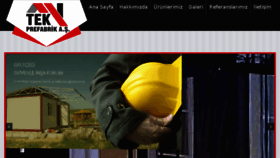 What Tekprefabrik.com website looked like in 2017 (8 years ago)