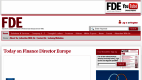 What The-financedirector.com website looked like in 2017 (6 years ago)