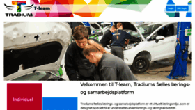 What T-learn.tradium.dk website looked like in 2017 (6 years ago)