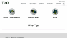What Teotech.com website looked like in 2017 (6 years ago)