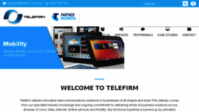 What Telefirm.com.au website looked like in 2017 (6 years ago)