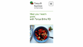 What Tanyabnutrition.com website looked like in 2017 (6 years ago)