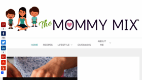What Themommymix.net website looked like in 2017 (6 years ago)