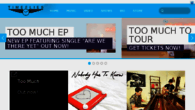What Timefliesmusic.com website looked like in 2017 (6 years ago)