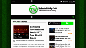 What Technicalmicky.com website looked like in 2017 (6 years ago)