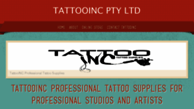 What Tattooinc.co.za website looked like in 2017 (6 years ago)