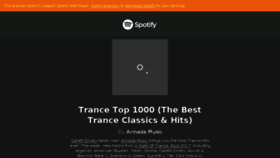 What Trancetop1000.com website looked like in 2017 (6 years ago)