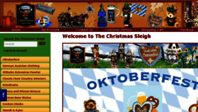 What Thechristmassleigh.com website looked like in 2017 (6 years ago)