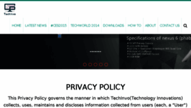 What Techinvo.in website looked like in 2017 (6 years ago)