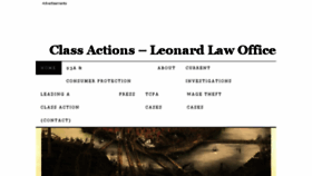 What Theleonardlawoffice.com website looked like in 2017 (6 years ago)