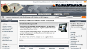 What Tierischtierisch.de website looked like in 2017 (6 years ago)
