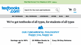 What Textbook.com website looked like in 2017 (6 years ago)