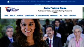 What Trainertrainingcourse.com website looked like in 2017 (6 years ago)