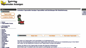 What Tagesmutter-anzeigen.de website looked like in 2017 (6 years ago)