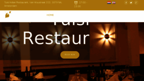 What Tulsi-restaurant.nl website looked like in 2017 (6 years ago)