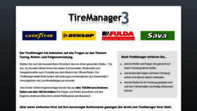 What Tiremanager.de website looked like in 2017 (6 years ago)