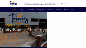 What Trinitybaptist.org.uk website looked like in 2017 (6 years ago)