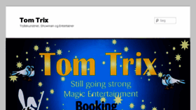 What Tomtrix.dk website looked like in 2017 (6 years ago)