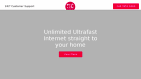 What Ticfiber.in website looked like in 2017 (6 years ago)