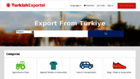 What Turkishexportal.com website looked like in 2017 (7 years ago)