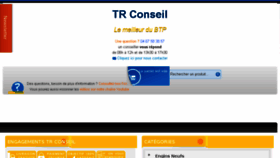 What Trconseil.com website looked like in 2017 (6 years ago)