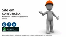 What Tvgoiania.com.br website looked like in 2017 (6 years ago)