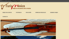 What Turismusica.com website looked like in 2017 (6 years ago)