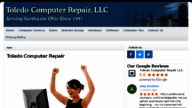 What Toledocomputerrepair.com website looked like in 2017 (6 years ago)