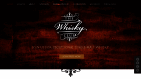 What Thewhiskyclub.com.au website looked like in 2017 (6 years ago)