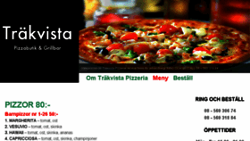 What Trakvistapizzeria.se website looked like in 2017 (6 years ago)