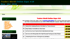 What Tradersworldonlineexpo.com website looked like in 2017 (6 years ago)