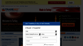 What Turkey.tradekey.com website looked like in 2017 (6 years ago)