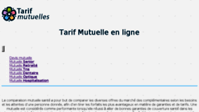 What Tarif-mutuelles.net website looked like in 2017 (6 years ago)
