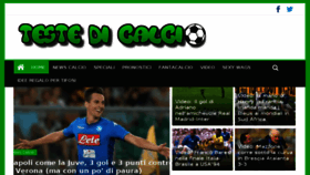 What Testedicalcio.com website looked like in 2017 (6 years ago)