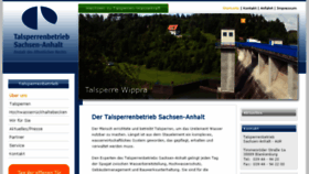 What Talsperren-lsa.de website looked like in 2017 (6 years ago)