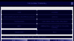 What Theglobaltownhall.com website looked like in 2017 (6 years ago)