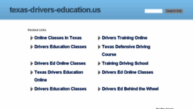 What Texas-drivers-education.us website looked like in 2017 (6 years ago)