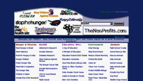 What Thenonprofits.com website looked like in 2017 (6 years ago)