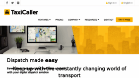 What Taxicaller.com website looked like in 2017 (6 years ago)