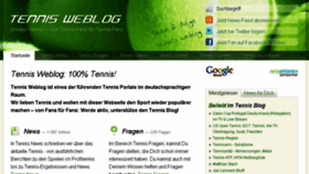 What Tennis-weblog.de website looked like in 2017 (6 years ago)