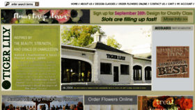 What Tigerlilyflorist.com website looked like in 2017 (6 years ago)