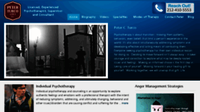 What Turcopsychotherapy.com website looked like in 2017 (6 years ago)